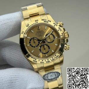 Clean Factory New Gold Fake Watch Rolex Daytona M126508-0005: A Timeless Blend of Luxury and Precision