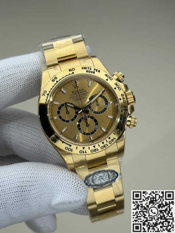 Clean Factory New Gold Fake Watch Rolex Daytona M126508-0005: A Timeless Blend of Luxury and Precision